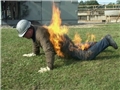 A re-enactment of the injuries Mark Standifer suffered from an arc flash or arc blast incident